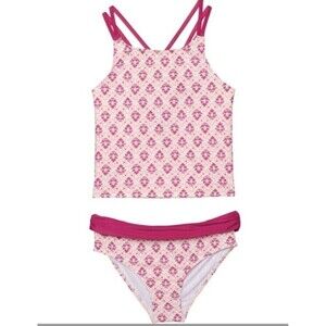 AQUA ET SOL Tankini Set Swimsuit UPF 50+ Toddler Girls Size 4